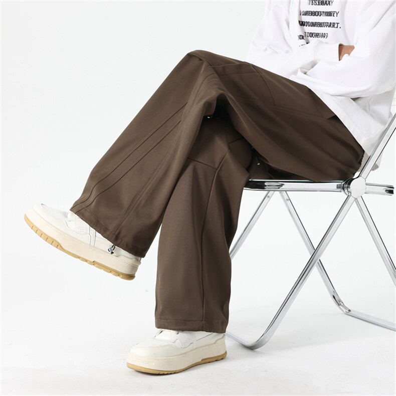 C078/P45春新款休闲裤男宽松潮男百搭长裤子直筒裤工装男M-8XL,男装工装外套,星座1204