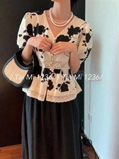 奶牛花纹新面料小衫夏装，其它，泰靡(1F)