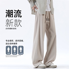 2025秋季裤子男生青少年潮流时尚宽松休闲长裤卫裤Z6906-P36，男装休闲裤，星座610（原A335）