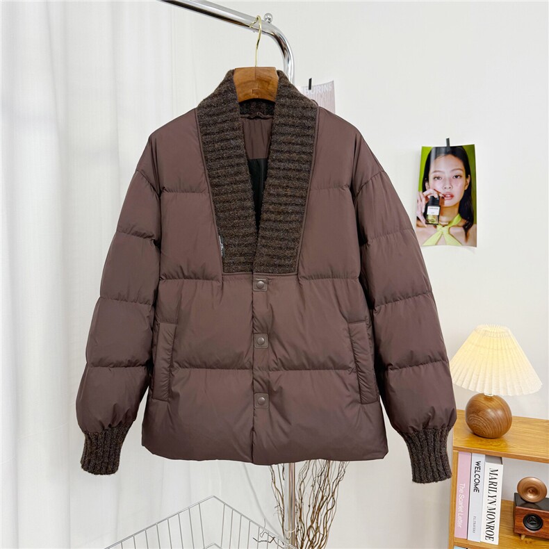 2025新款男士短款羽绒服90白鸭绒 D213-7105-P360图片