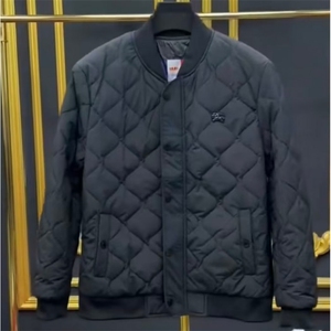 (网图)棒球领棉服菱形格薄棉百搭薄款棉衣棉外套313B-JK9858-P110图片