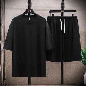 2025夏季冰丝套装男垂感冰丝两件套运动套装A210-TZ8915-P55图片