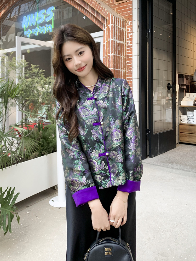 2026年春季女装女士精品唐装民族服装舞台服装唐装,女装短外套,凡歌灵