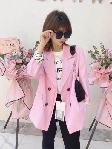 【现货】七分袖西服，女装，朗色千秋