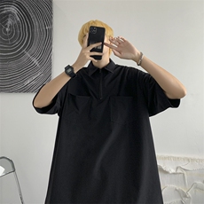 夏季翻领polo衫短袖T恤男潮牌韩版潮流简约宽松休闲W3231-P30，男装T恤，星座512-2
