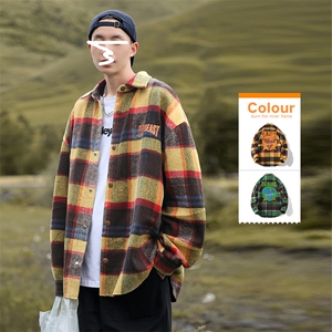 春秋季毛呢夹克港风宽松大码外套同款CS2505-P95控138图片
