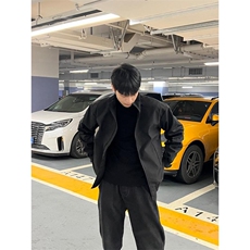 26春装新款美拉德立领飞行夹克boxy廓形休闲百搭外套上衣JK6500，男装夹克，电商A486