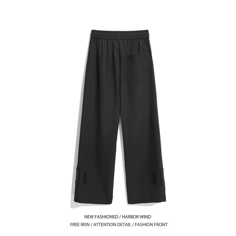 抖音品质秋季新款机能户外拉链宽松冲锋裤B315-K24302-特p35控68,男装休闲裤,电商B315
