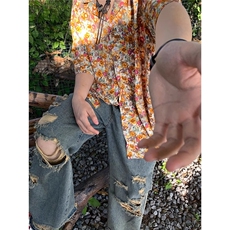 复古夏威夷碎花短袖衬衫男女2025夏季宽松沙滩休闲衬衣潮G87，男装T恤，星座208-5