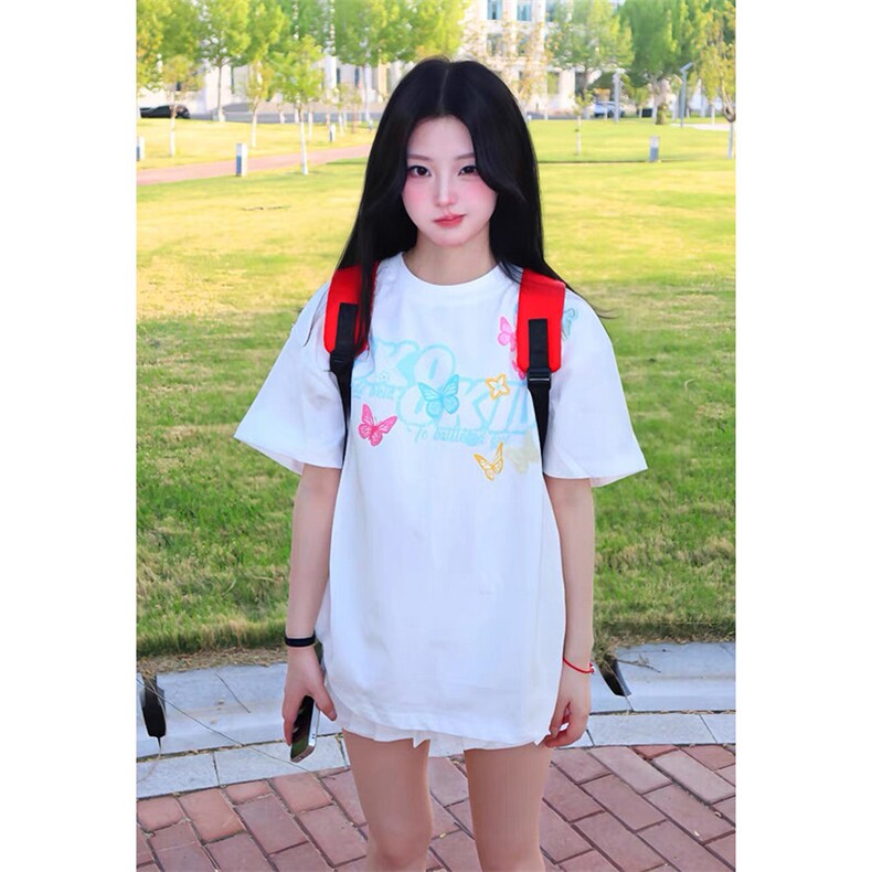 万针全刺绣工艺抖音得物高品质260克重磅纯棉双纱美式高街短袖T恤，男装T恤，电商A486