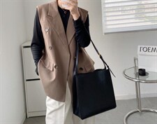 秋季百搭大版休闲马甲，女装马甲，吾衣酷驿站