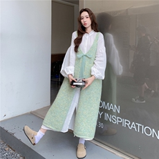秋装新款现货时尚清新套装A2555-P175-K265，女装套装/套裙，2C261