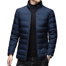 新款冬季中年纯色羽绒爸爸装厚男棉衣保暖男装外套SFT98008-P170，男装棉衣，电商B212（原钱塘6029）