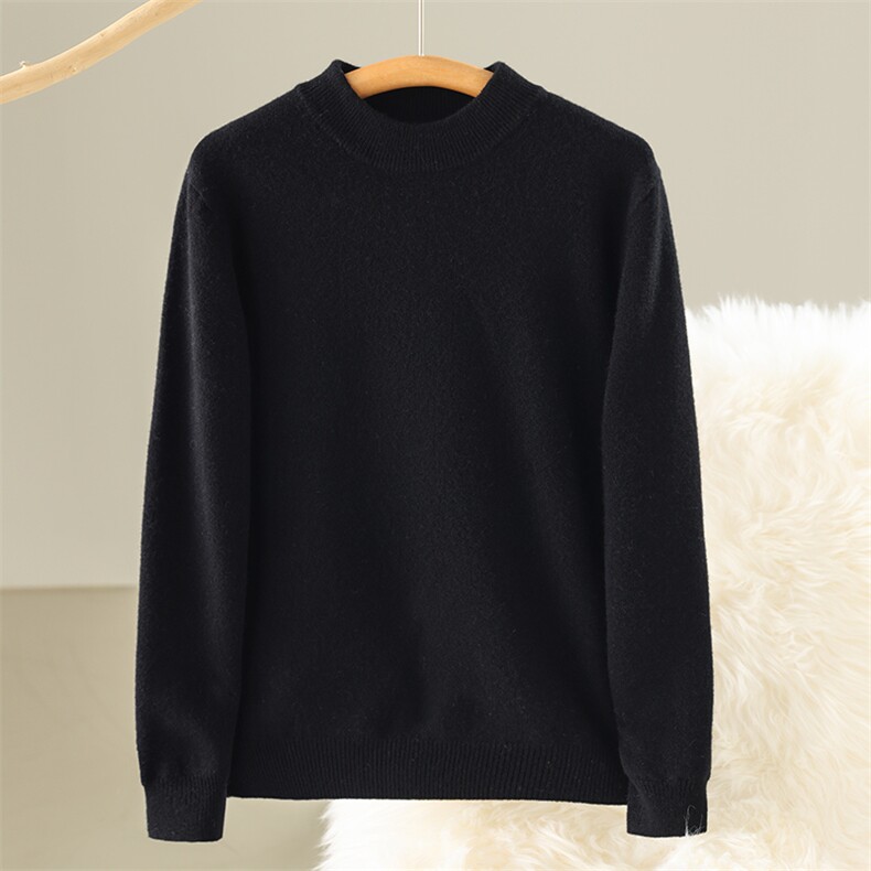 时尚儿童羊毛衫羊毛薄款半高领高品质保暖毛衣，童装儿童羊毛衫，驼铃羊绒