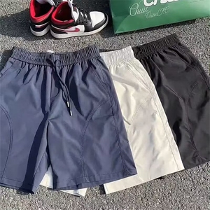 百搭文艺潮流流行无品牌原宿网眼透气运动短裤男夏季薄款冰丝新款图片