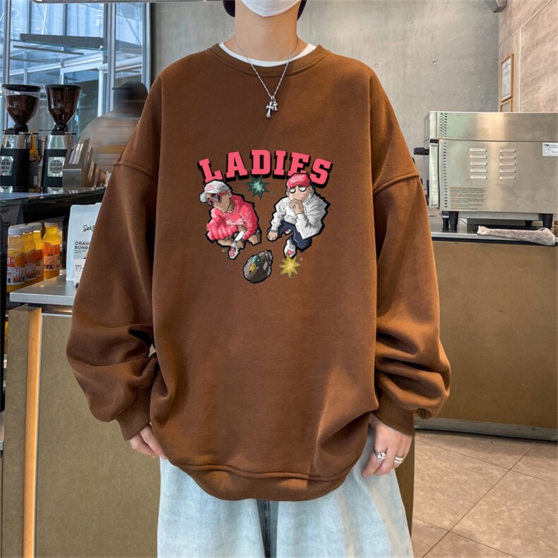 特P25控48秋冬新款男士圆领卫衣宽松休闲日常百搭上衣WQ2444,男装卫衣,电商B370