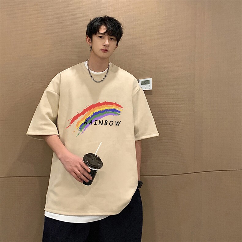 麂皮绒短袖t恤男大码半袖男JD82064-P25,男装T恤,电商A040