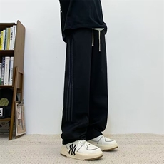初夏侧条纹休闲长裤K882p36，男装休闲裤，星座1013
