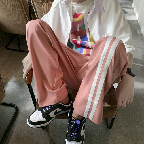 夏季拖地冰丝西裤织带直筒超薄垂感拖地裤XZ1004-1KZ1669P38,男装休闲裤,星座715