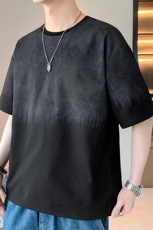 潮牌满印圆领短袖男士T恤休闲时尚夏季薄款宽松大码夏装半袖，男装T恤，星座1107-1