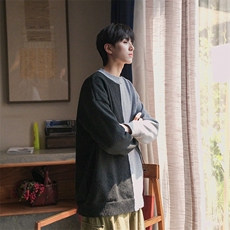 B225-M1157-P62-X78-腈纶42%锦纶31%PBT27%-经典款双拼色毛衣，男装针织衫/毛衣，电商B225