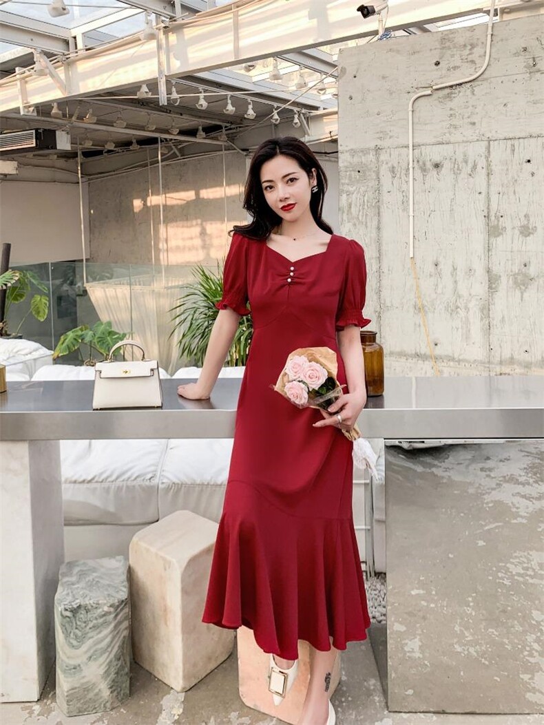 夏季新款，气质连衣裙，女装连衣裙，春依恋