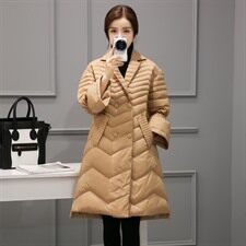 断码特价羽绒服纯色时尚气质长袖中长款韩版百搭简约街头甜美，女装羽绒服，美吧服饰
