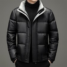 2021男士商务羽绒服长款90%白鹅绒羽绒服潮流长款外套ZG2906-P295,男装羽绒服,电商B212（原钱塘6029）