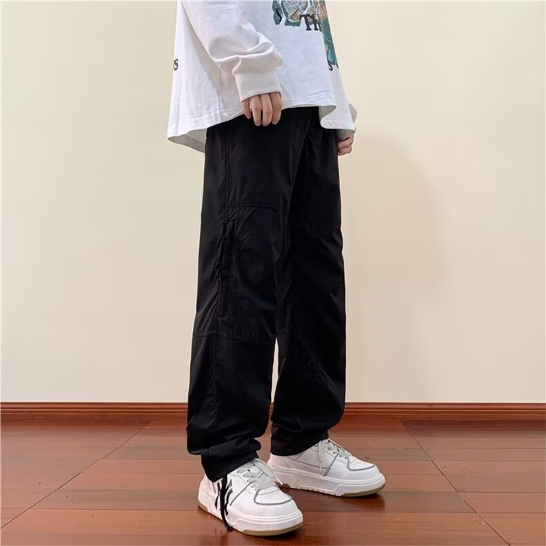 美式冲锋裤男登山裤运动休闲伞兵裤户外宽松秋季工装裤BL451-P40,男装休闲裤,星座1008