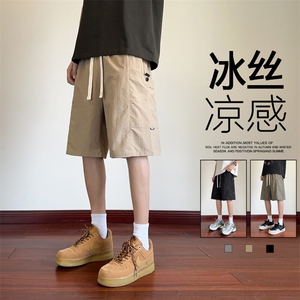！2025夏季新款男士冰丝短裤大口袋工装五分裤DK333特P30