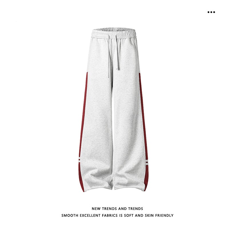 华棉62%S-3XL美式条纹休闲百搭运动卫裤X1520特批：42：78,男装休闲裤,星座718
