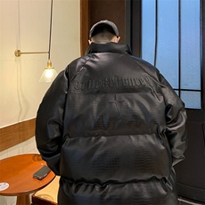 1506-1/M33481/P79冬季加厚高级感面包服痞帅美式高街棉衣外套，男装棉衣，星座1506