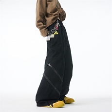 抖音品质春夏新款潮流工装拉链宽松休闲裤B315-K25713-特p53控98，男装休闲裤，电商B315