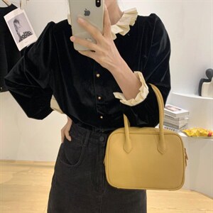 新品 设计！两面穿丝绒（ 扣子全部开模定做）图片