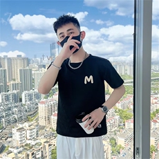 高级感短袖T恤男士ins帅气百搭衣服男装夏季2024新款半袖T234，男装T恤，星座1116A-2（原606A-1）