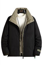 50绒短款时尚修身立领白鸭绒羽绒服学生情侣外套纯团体R3001P120，男装羽绒服，星座301D-5(原星座1415）
