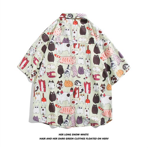 四季打底衬衫夏季夜店衬衫花季沙滩外套学生CS1152P25，男装衬衫，星座301D-5(原星座1415）