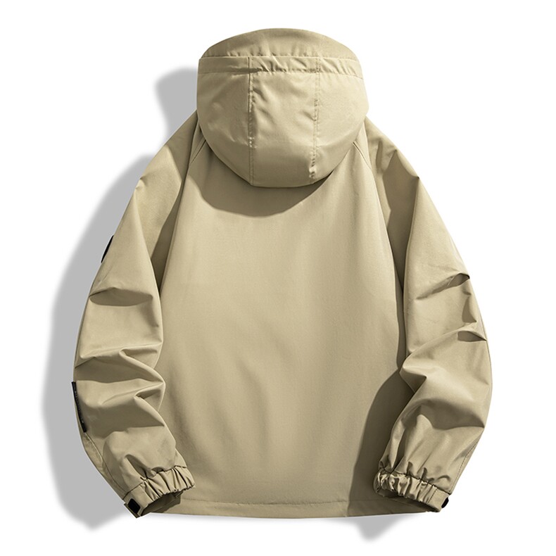 山系户外连帽冲锋衣外套情侣款防风防水工装夹克登山服9596-P45,男装夹克,星座1403A