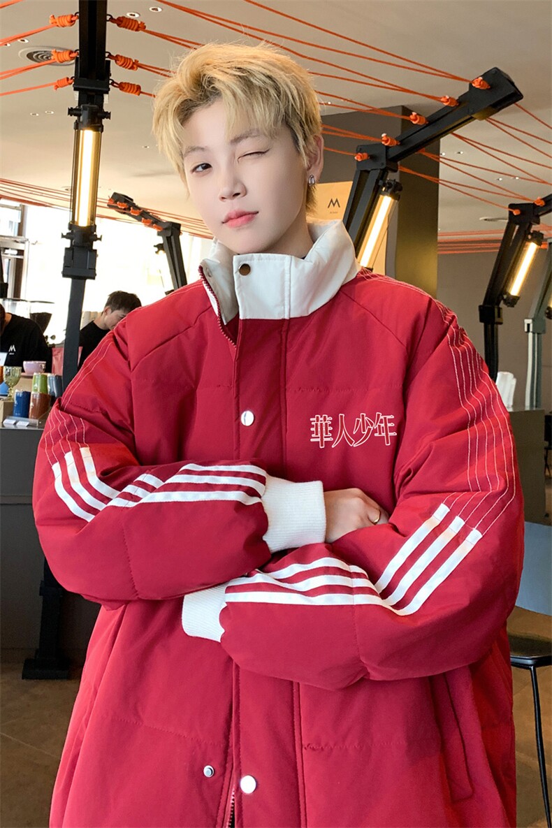 ！2025秋冬新款男士潮牌立领棉衣百搭情侣棉服外套MY206特P80,男装棉衣,电商B220