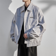 JK8867-P78L-9XL2025秋冬新款大码翻领夹克外套控138，男装夹克，星座109