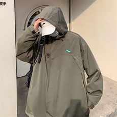 冲锋衣男秋季日系少年感潮牌高级感夹克高街工装外套W5022/P58，男装夹克，星座506