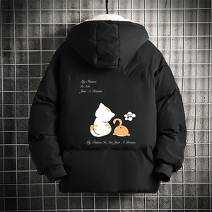控128加绒面包服男大码羊羔毛棉衣男MY16357-P100图片