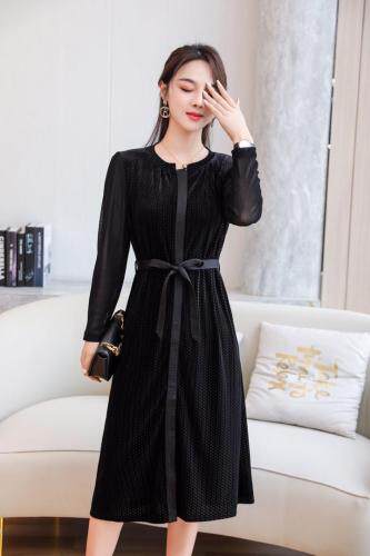 秋季新款连衣裙，女装连衣裙，起奢