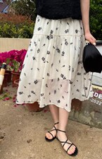 玫瑰花半裙，女装半身裙，唯品