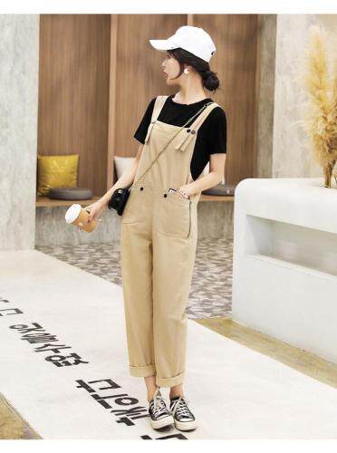 彩色背带裤，女装，开心依典