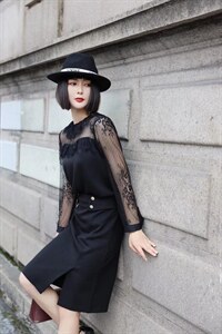 蕾丝小衫，包裙，M一XXL，补单款图片