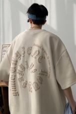 麂皮发泡印花T恤XY5043-TP35控价48潮牌印花港风休闲短袖T恤男，男装T恤，电商A102-1