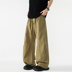 8XL-M日系户外防泼登山裤男直筒束脚休闲裤夏徒步工装裤K9158P68，男装工装外套，电商D206-1