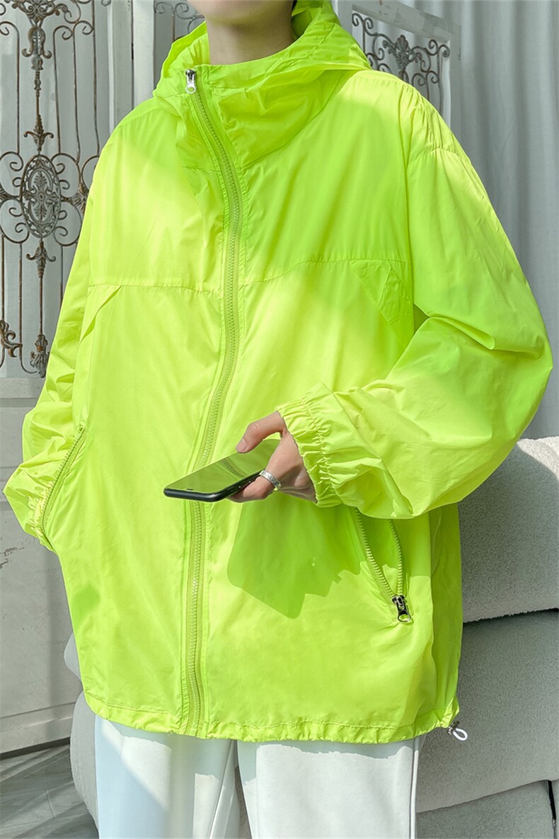 F8038/P60防晒指数UPF50+合格防紫外线防晒服男皮肤衣薄外套,男装防晒衣,电商A141