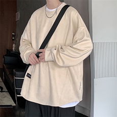 2023春季新款圆领卫衣男款美式外套小众设计春秋装MY02387-P48，男装卫衣，星座308B-1
